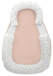Βρεφικό Μαξιλάρι Φωλιά Memory Foam Anti-Rollover Positioner Hearts 60x40εκ. Kikka Boo