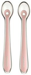 Βρεφικό Σετ με Κουτάλια Flexible 2 από Σιλικόνη Pink σε Θήκη για 4+ μηνών 2τμχ Kikka Boo