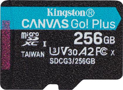Kingston Canvas Go! Plus microSDXC 256GB Class 10 U3 V30 A2 UHS-I από το e-shop
