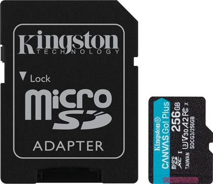 Kingston Canvas Go! Plus microSDXC 256GB Class 10 U3 V30 A2 UHS-I με αντάπτορα από το e-shop