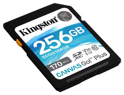 Canvas Go Plus SDXC 256GB Class 10 U3 V30 A2 UHS-I Kingston
