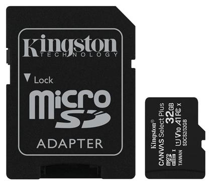 Canvas Select Plus microSDHC Class 10 U1 V10 A1 UHS-I Kingston