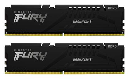 Fury Beast 16GB DDR5 με 2 Modules (2x8GB) Kingston
