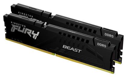 Fury Beast 64GB DDR5 με 2 Modules (2x32GB) Kingston