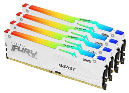 Fury Beast RGB DDR5 με 4 Modules Kingston