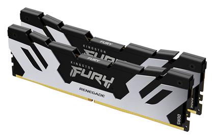 Fury Renegade Silver 32GB DDR5 RAM με 2 Modules (2x16GB) και Ταχύτητα 6400 για Desktop Kingston