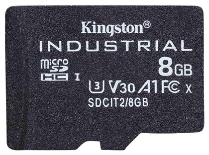 Industrial microSDHC 8GB Class 10 U3 V30 A1 UHS-I Kingston