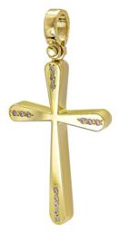 Χρυσός Σταυρός 14Κ Διπλής Όψης Kiriakos Gofas