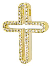 Χρυσός Σταυρός 14Κ Διπλής Όψης Kiriakos Gofas