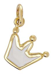 Μενταγιόν Παιδικό Κολιέ Κορώνα από Χρυσό με Αλυσίδα 14K KL3290 Kiriakos Gofas