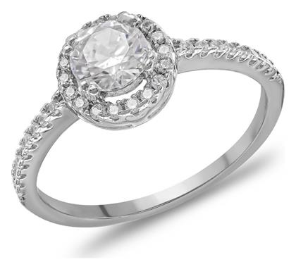 Μονόπετρο από Ασήμι Kiriakos Gofas