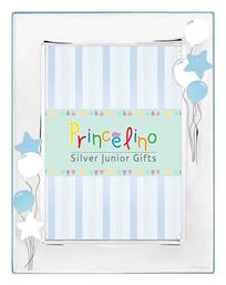 Παιδική Κορνίζα Ασημένια σε Ασημί Χρώμα Kiriakos Gofas