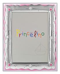 Παιδική Κορνίζα Ασημένια σε Ασημί Χρώμα Kiriakos Gofas