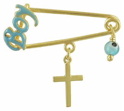 Παιδική Παραμάνα από Επιχρυσωμένο Ασήμι Kiriakos Gofas