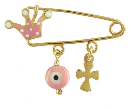 Παιδική Παραμάνα από Επιχρυσωμένο Ασήμι Kiriakos Gofas