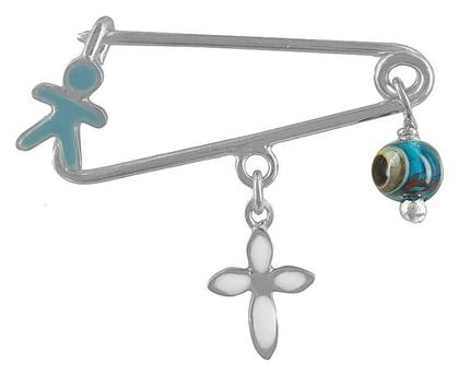 Παιδική Παραμάνα Νεογέννητο από Ασήμι Kiriakos Gofas