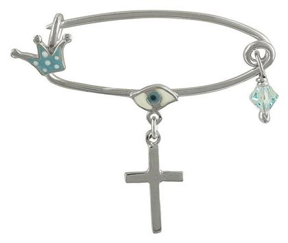 Παιδική Παραμάνα Νεογέννητο από Ασήμι Kiriakos Gofas