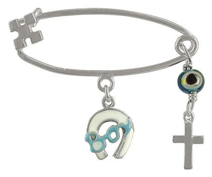 Παιδική Παραμάνα Νεογέννητο από Ασήμι Kiriakos Gofas