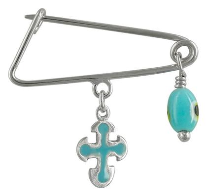 Παιδική Παραμάνα Νεογέννητο από Ασήμι Kiriakos Gofas