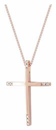 Ροζ Χρυσός Σταυρός Με Αλυσίδα 14K Kiriakos Gofas