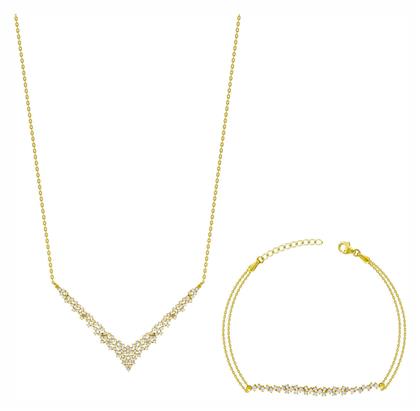 Σετ Κοσμημάτων από Χρυσό 14K Kiriakos Gofas