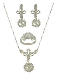 Σετ Κοσμημάτων από Λευκόχρυσο 14K Kiriakos Gofas