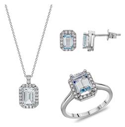 Σετ Κοσμημάτων από Λευκόχρυσο 18K Kiriakos Gofas