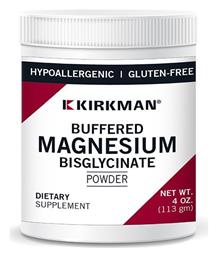 Buffered Magnesium Bisglycinate Powder 113gr Kirkman