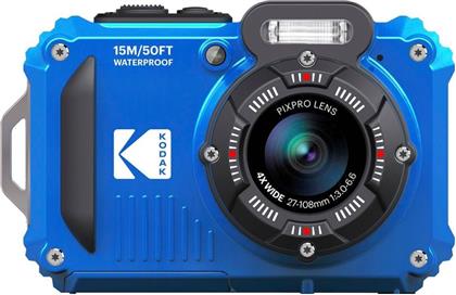 Kodak WPZ2 Compact Φωτογραφική Μηχανή 16MP Οπτικού Ζουμ 4x με Οθόνη 2.7'' και Ανάλυση Video Full HD (1080p) Μπλε