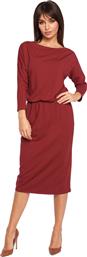 KOKKINO MIDI ΦΟΡΕΜΑ - 327559 από το Style Icon Boutique