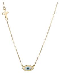 Κολιέ Ματάκι από Χρυσό 9Κ