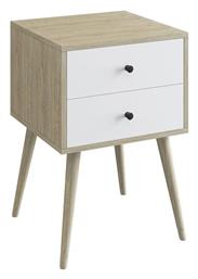 Κομοδίνο Alida Ξύλινο Μπεζ 40x40x60cm - Woodwell