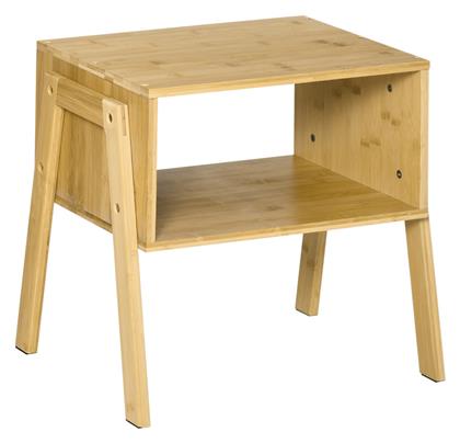 Κομοδίνο από Μπαμπού 43x32.5x42cm - HomCom