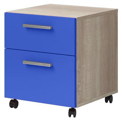 Κομοδίνο Χαρά Μπλε 40x41.6x46.4cm - Polihome
