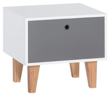 Κομοδίνο Concept Grey 53.4x45x46.4cm - Polihome