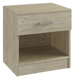 Κομοδίνο Devon Ξύλινο Μπεζ 45x35x47cm - Woodwell