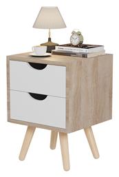 Κομοδίνο Dinkl Ξύλινο Μπεζ 29.7x29.7x45cm - HomeMarkt