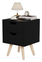Κομοδίνο Dinkl Ξύλινο Καφέ 29.7x29.7x45cm - HomeMarkt