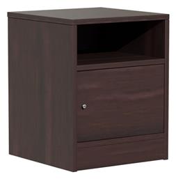 Κομοδίνο Foly Ξύλινο Καφέ 40x40x50cm - Pakketo