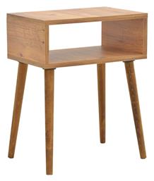 Κομοδίνο Hank Ξύλινο Μπεζ 45x30x60cm - Pakketo