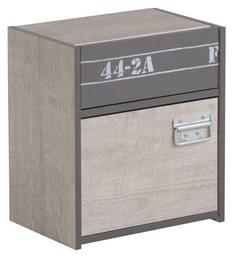 Κομοδίνο Lab 40x28x45cm - Polihome
