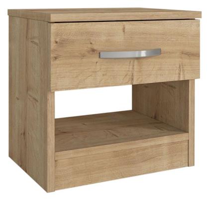 Κομοδίνο Lube Ξύλινο Oak 40x28.2x40cm - Megapap