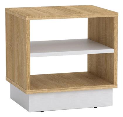 Κομοδίνο Mason Ξύλινο Sonoma / Λευκό 40x32x40cm - Pakketo