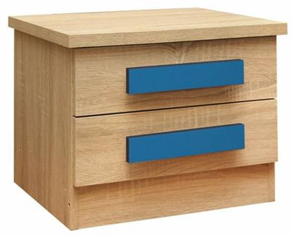 Κομοδίνο Playroom Sonoma- Σιελ 40x48x39cm - HomeMarkt