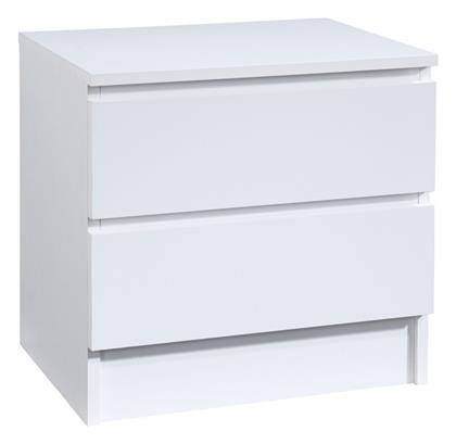 Κομοδίνο Polo Ξύλινο Λευκό 45x35.5x45cm - Liberta