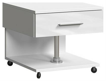 Κομοδίνο Raj Λευκό 46x37x39cm - Polihome