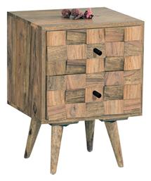 Κομοδίνο Teka από Μασίφ Ξύλο 40x35x55cm - Woodwell