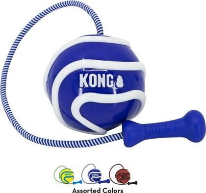 Wavz Bunjiball Παιχνίδι Σκύλου Μπάλα Large με Σχοινί Bungee Kong