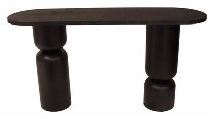 Κονσόλα από Ξύλο & Μέταλλο Μαύρο Μ150xΠ45xΥ77εκ. Liberta