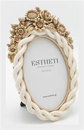 Κορνίζα Πολυρητίνης 10x15cm με Λευκό Πλαίσιο 2τμχ - Estheti